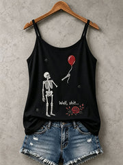Women's Gothic Skull Tank Top