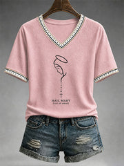 Women's Hail Mary Full Of Grace T-shirt