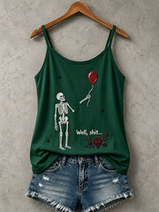 Women's Gothic Skull Tank Top