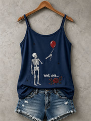 Women's Gothic Skull Tank Top