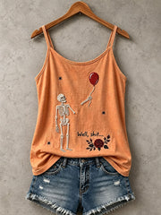 Women's Gothic Skull Tank Top