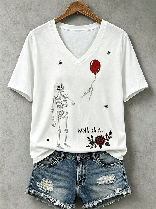 Women's Gothic Skull T-Shirt
