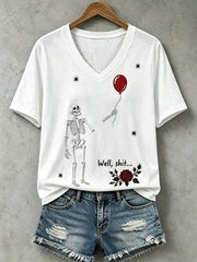 Women's Gothic Skull T-Shirt