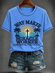 Women's ”WAY MAKER“ Printed T-shirt