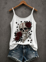 Women's Gothic Skull Tank Top