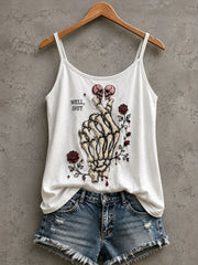 Women's Gothic Skull Tank Top