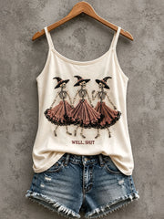 Women's Gothic Skull Tank Top