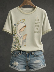 Women's Hail Mary Full Of Grace T-shirt