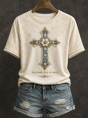 Women's Hail Mary Full Of Grace T-shirt