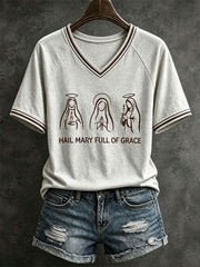 Women's Hail Mary Full Of Grace T-shirt