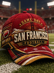 Unisex Football Gameday Gift For Football Fans Print Hat