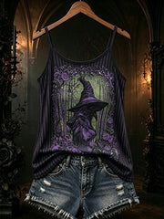 Women's Gothic pattern printed casual vest