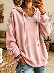 Women's GOD IS GOOD Printed Casual Hoodie