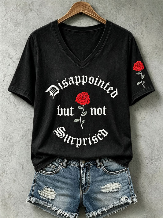 Women's Disappointed But Not Surprised T-Shirt