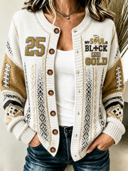 Women's Cardigan-Style Knit Jacket