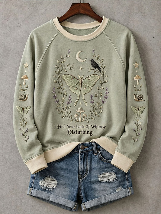 Women's I Find Your Lack Of Whimsy Disturbing Sweatshirt