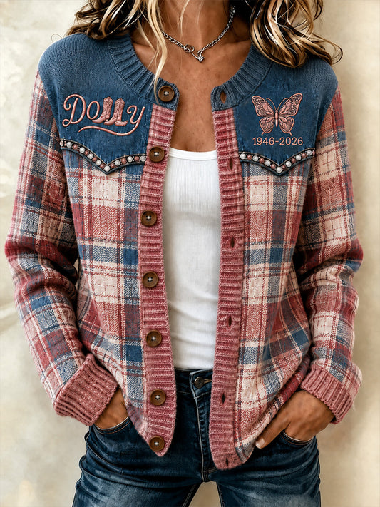 Women's Rip Country Music Lover Queen of Country Print Cardigan