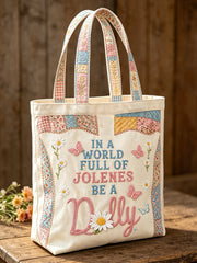 Country Music Lover Queen of Country Printed Canvas Bag