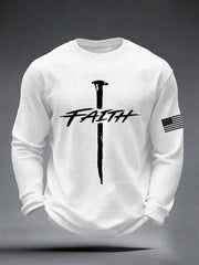 Men's Faith Cross Waffle Top