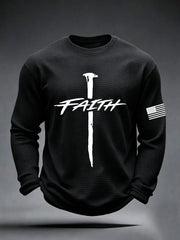 Men's Faith Cross Waffle Top