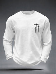 Men's  Faith Cross Waffle Top