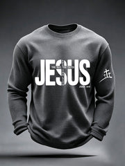 Men's Jesus The Way The Truth And The Life Waffle Top
