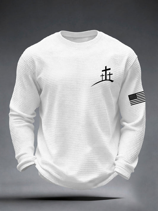 Men's Faith Cross Waffle Top