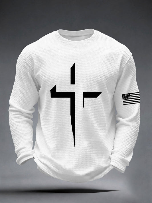 Men's Faith Cross Waffle Top