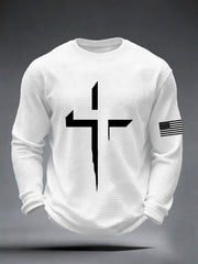 Men's Faith Cross Waffle Top