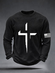 Men's Faith Cross Waffle Top