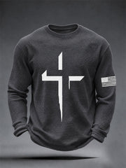 Men's Faith Cross Waffle Top