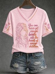 Women's Country Music Queen Print Casual T-Shirt