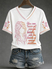 Women's Country Music Queen Print Casual T-Shirt