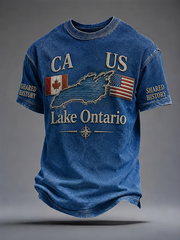 Men's Lake Ontario Printed short sleeves t-shirt