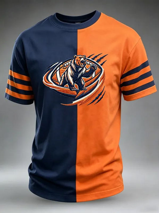 Men's Football Gameday Gift For Football Fans Casual Tee