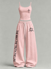 Women's 'The Way The Truth The Life' Printed Casual Set