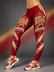 Women's Football Gameday Gift For Football Fans Leggings