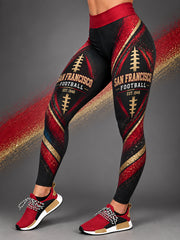 Women's Football Gameday Gift For Football Fans Leggings