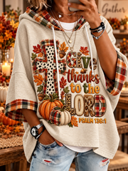 Women’s Thanksgiving Faith Short-Sleeve Hoodie