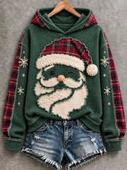 Women's Christmas Santa Claus Art Hoodie