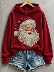 Women's Jewelry Art Santa Hoodie