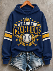 Women's Won Our Way 2026 Baseball Champions Gift For Baseball Fans Print Sweatshirt