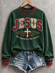 Women's Jesus The Reason For The Season Sweatshirt